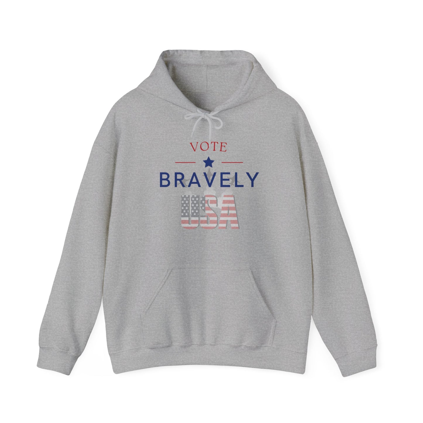 Vote Bravely Unisex Heavy Blend™ Hooded Sweatshirt