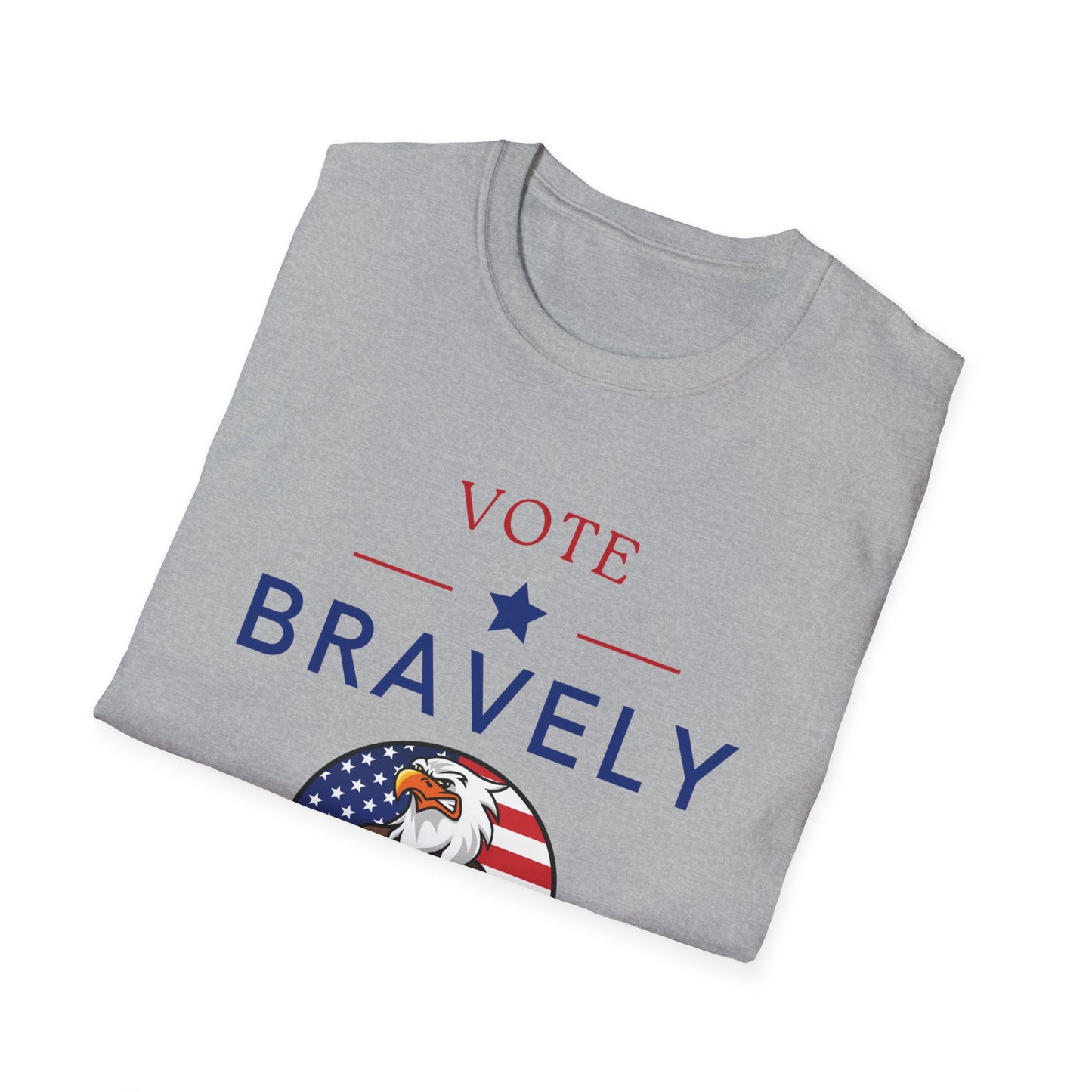 Vote Bravely Unisex Softstyle T-Shirt