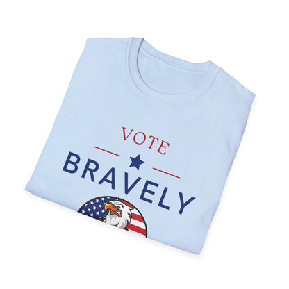 Vote Bravely Unisex Softstyle T-Shirt