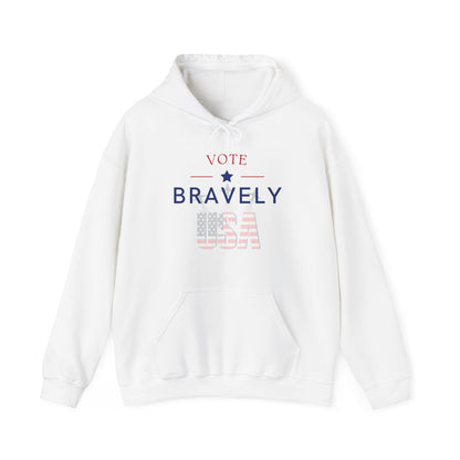 Vote Bravely Unisex Heavy Blend™ Hooded Sweatshirt