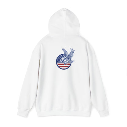 Land of the Free, Vote Bravely Unisex Heavy Blend™ Hooded Sweatshirt