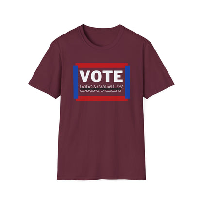 Vote Bravely Unisex Softstyle T-Shirt