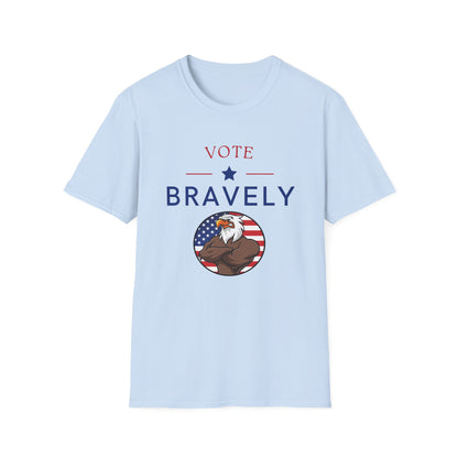 Vote Bravely Unisex Softstyle T-Shirt