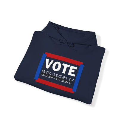 Vote Bravely Unisex Heavy Blend™ Hooded Sweatshirt