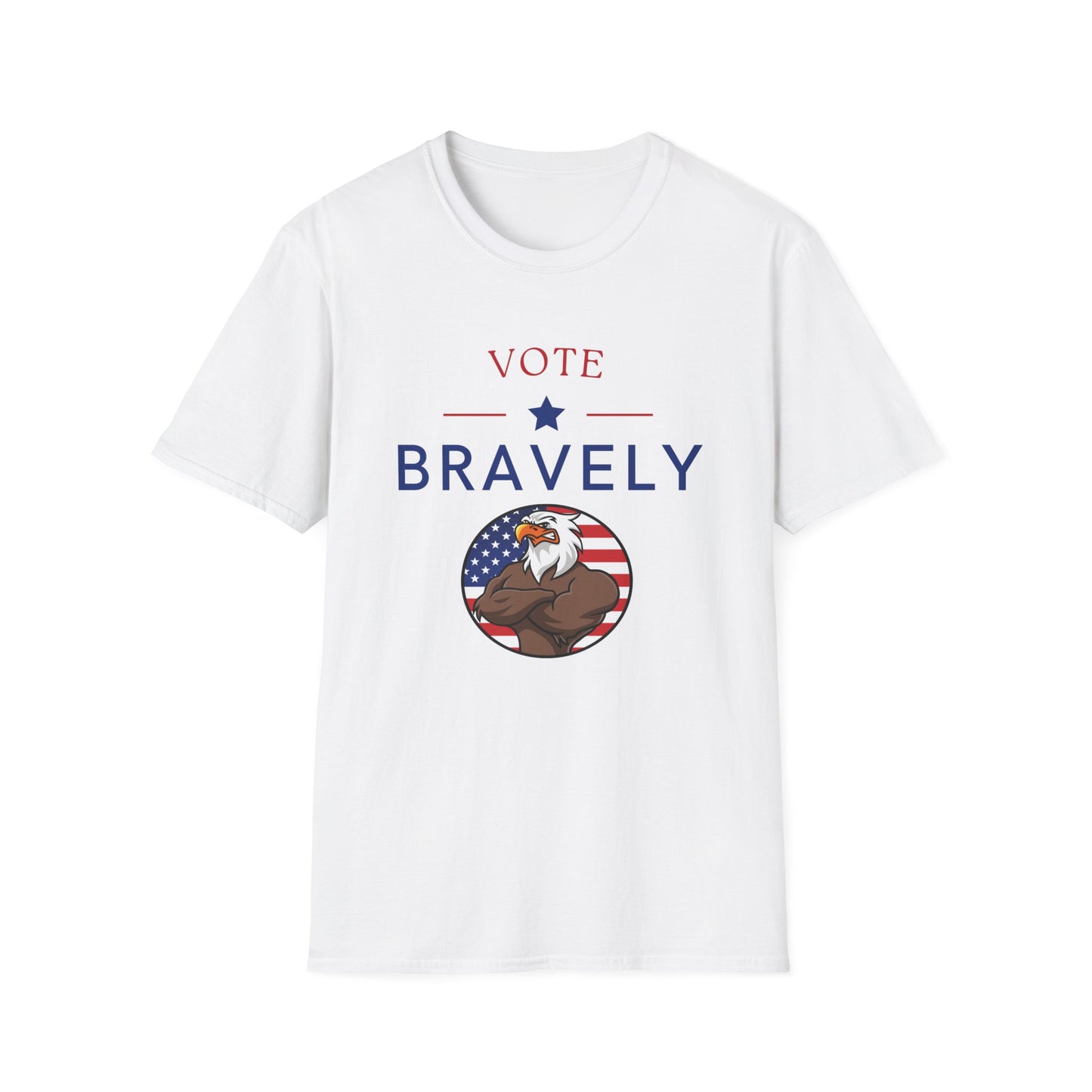 Vote Bravely Unisex Softstyle T-Shirt