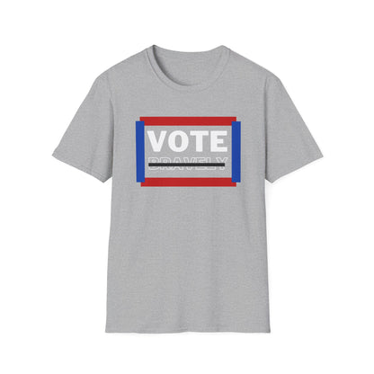 Vote Bravely Unisex Softstyle T-Shirt