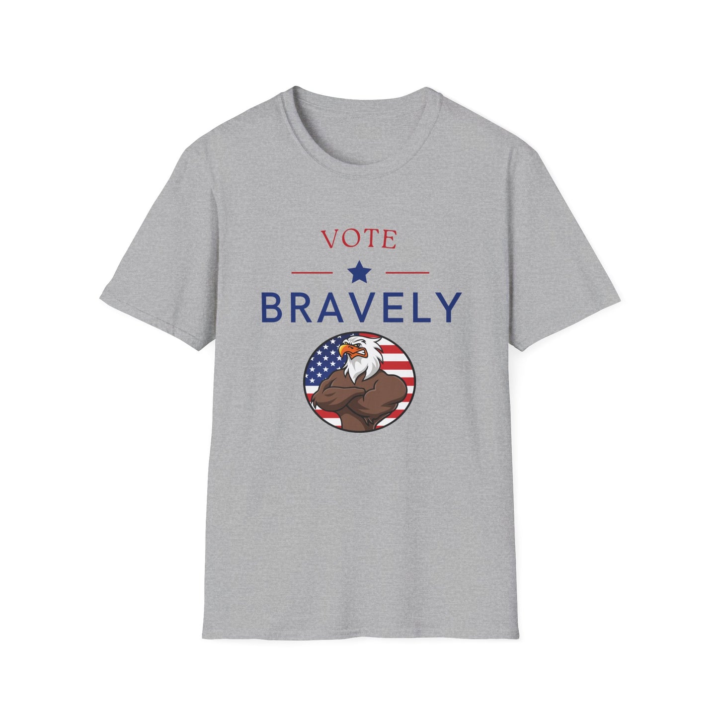 Vote Bravely Unisex Softstyle T-Shirt