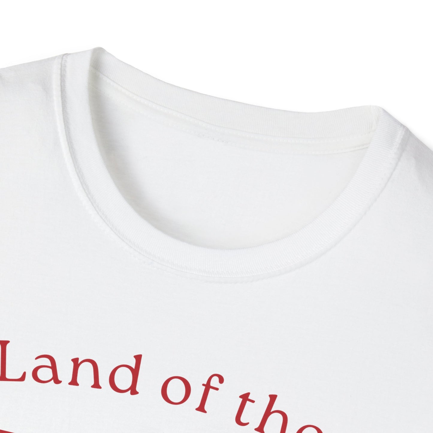 Land of the Free , Vote Bravely Unisex Softstyle T-Shirt