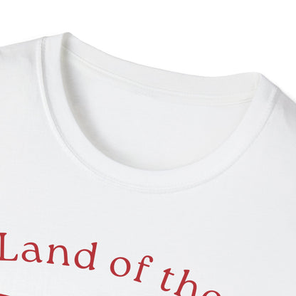 Land of the Free , Vote Bravely Unisex Softstyle T-Shirt