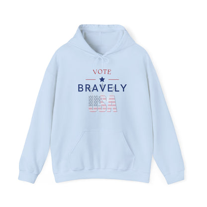 Vote Bravely Unisex Heavy Blend™ Hooded Sweatshirt