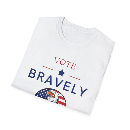 Vote Bravely Unisex Softstyle T-Shirt