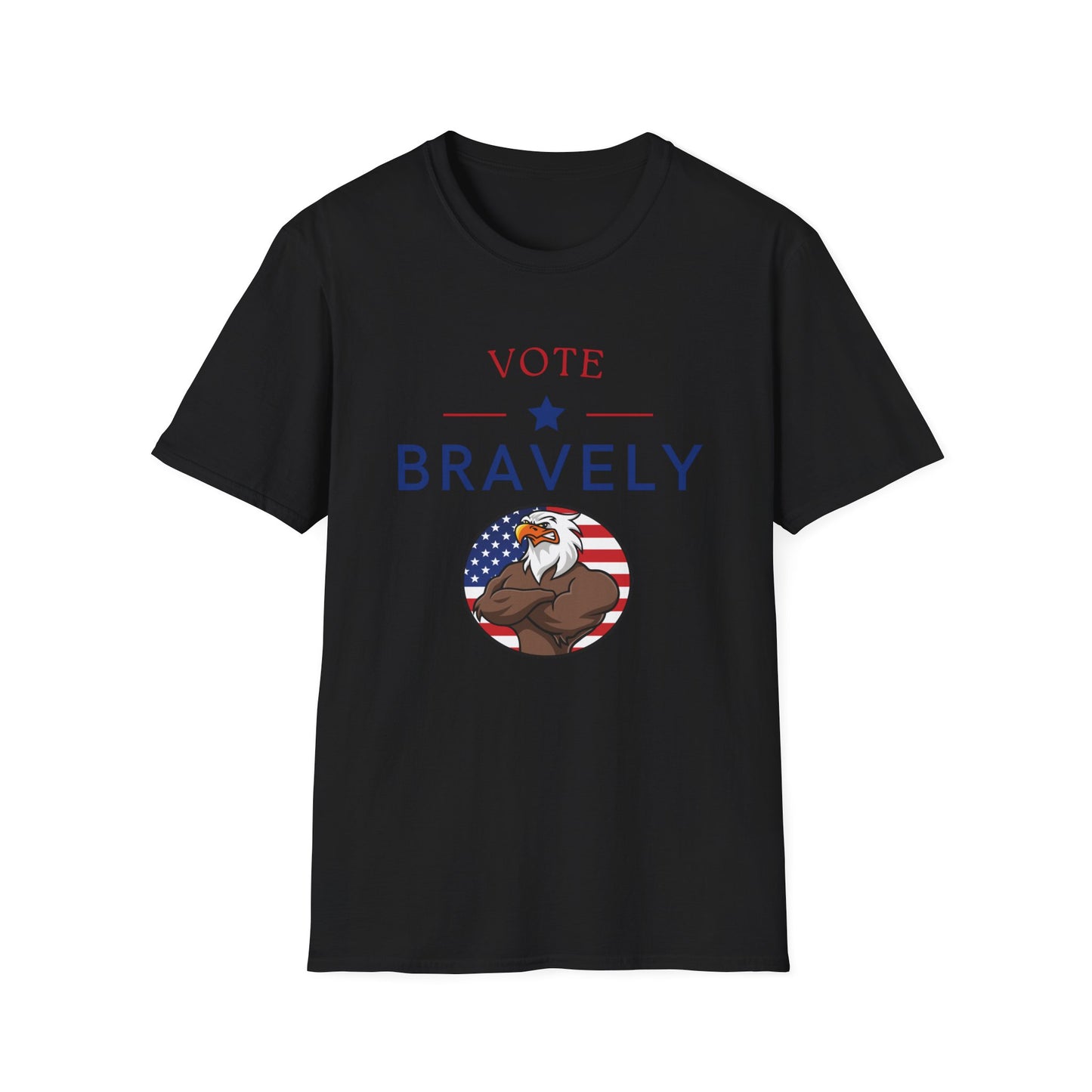 Vote Bravely Unisex Softstyle T-Shirt