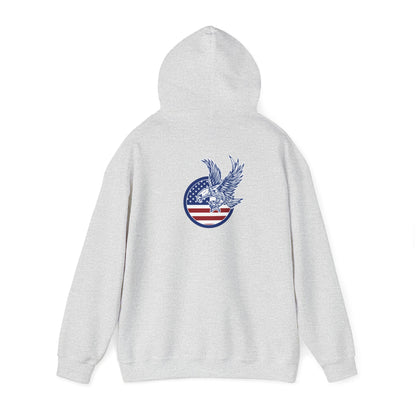 Land of the Free, Vote Bravely Unisex Heavy Blend™ Hooded Sweatshirt