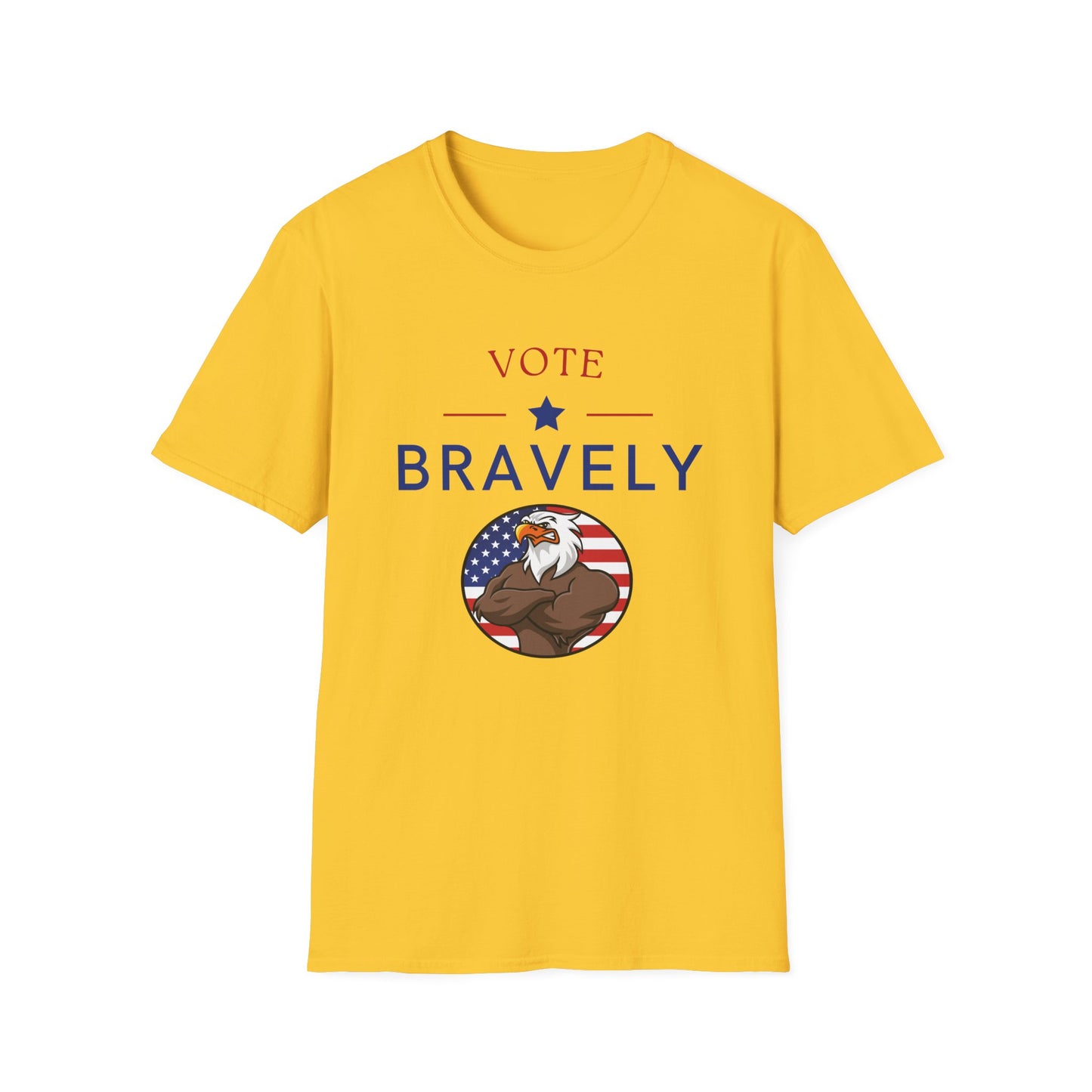 Vote Bravely Unisex Softstyle T-Shirt