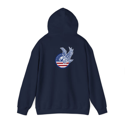 Land of the Free, Vote Bravely Unisex Heavy Blend™ Hooded Sweatshirt