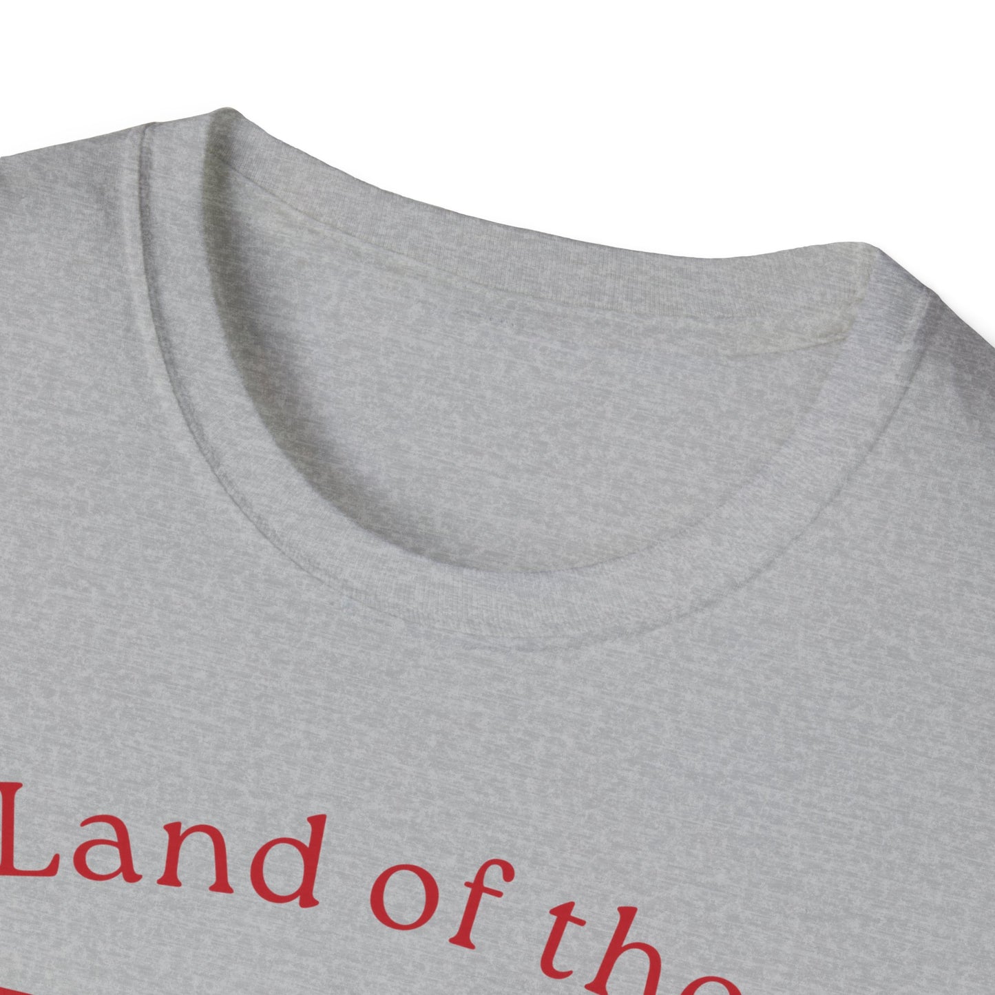 Land of the Free , Vote Bravely Unisex Softstyle T-Shirt