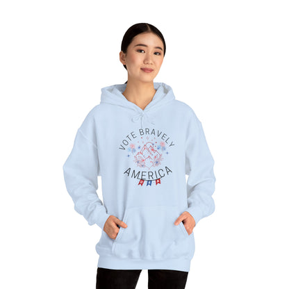 Vote Bravely Unisex Heavy Blend™ Hooded Sweatshirt