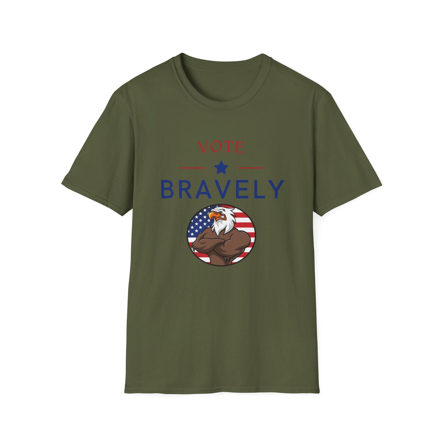 Vote Bravely Unisex Softstyle T-Shirt