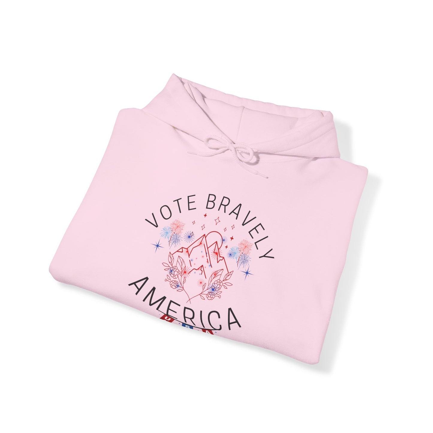 Vote Bravely Unisex Heavy Blend™ Hooded Sweatshirt