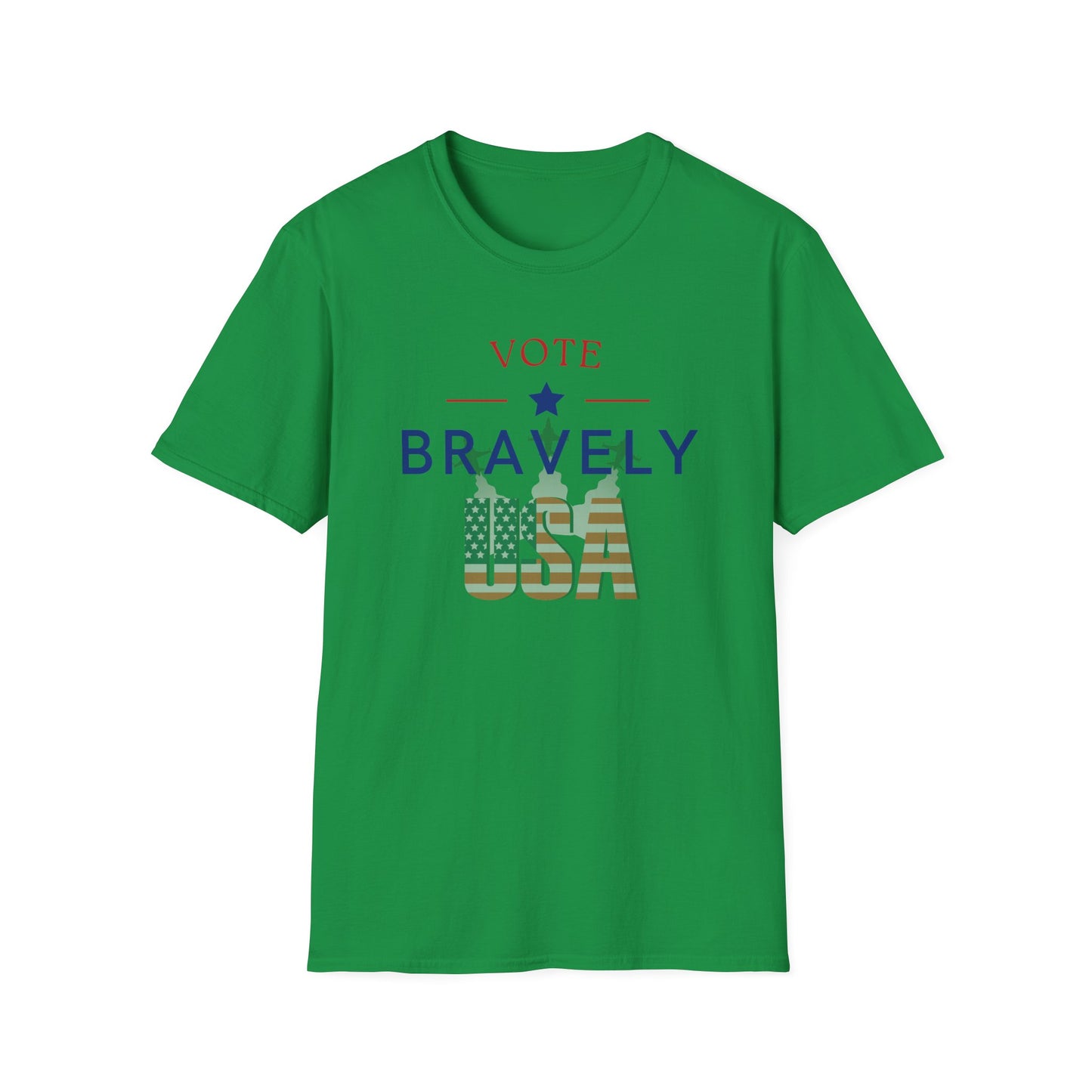 Vote Bravely Unisex Softstyle T-Shirt