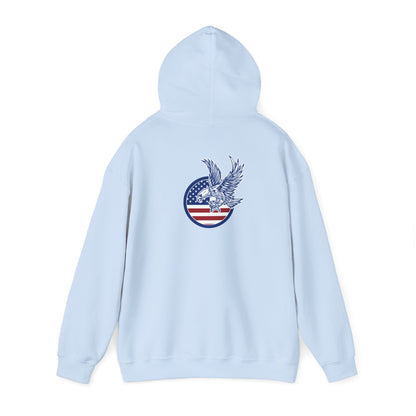 Land of the Free, Vote Bravely Unisex Heavy Blend™ Hooded Sweatshirt