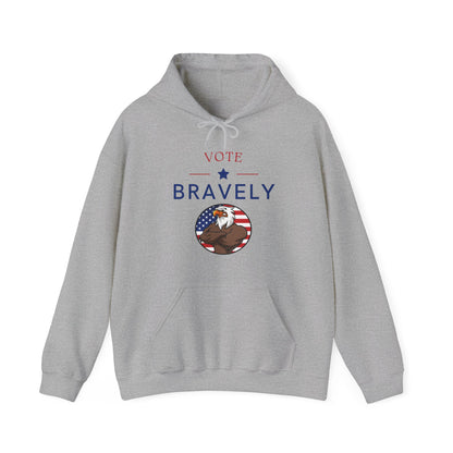 Vote Bravely Unisex Heavy Blend™ Hooded Sweatshirt