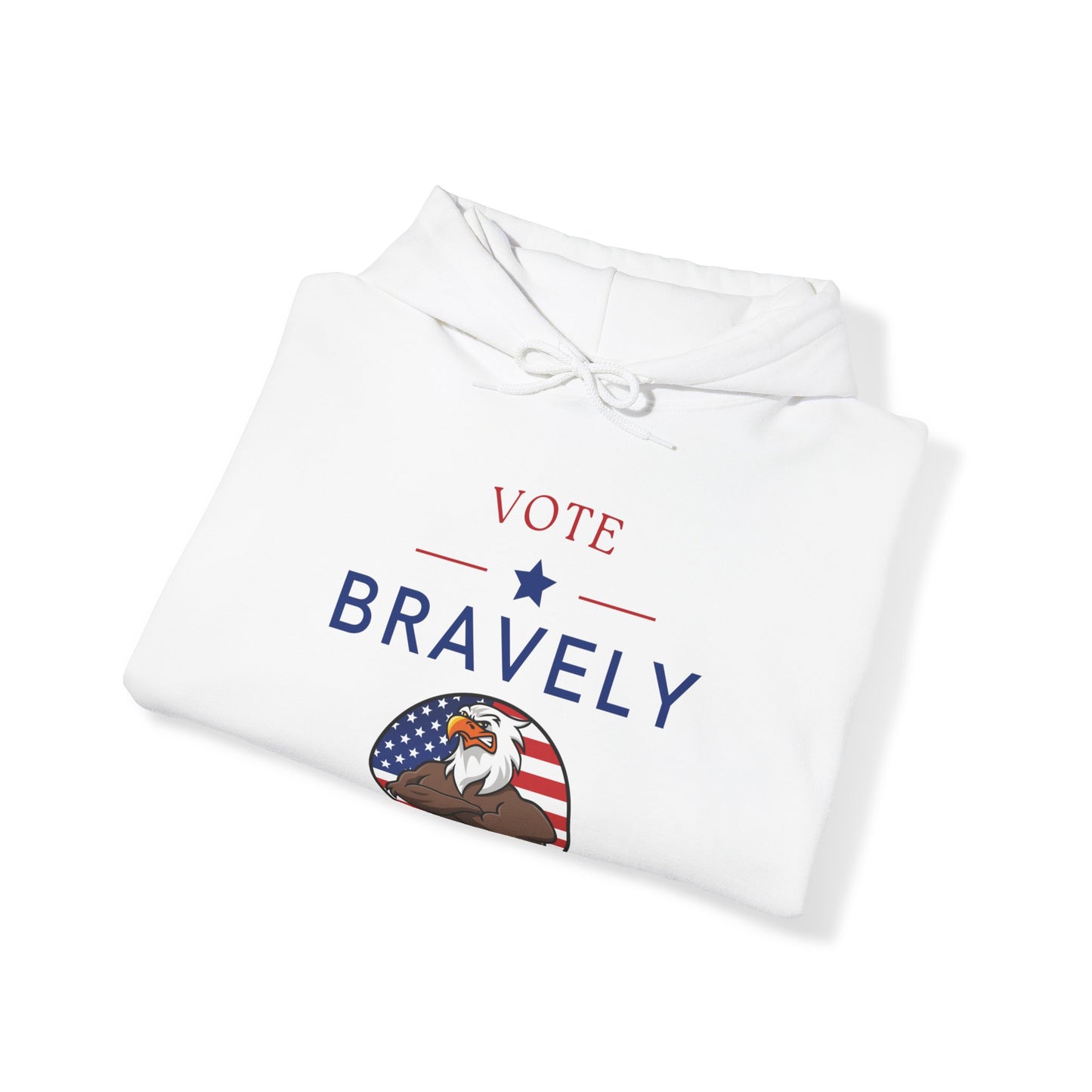 Vote Bravely Unisex Heavy Blend™ Hooded Sweatshirt