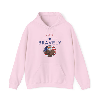 Vote Bravely Unisex Heavy Blend™ Hooded Sweatshirt