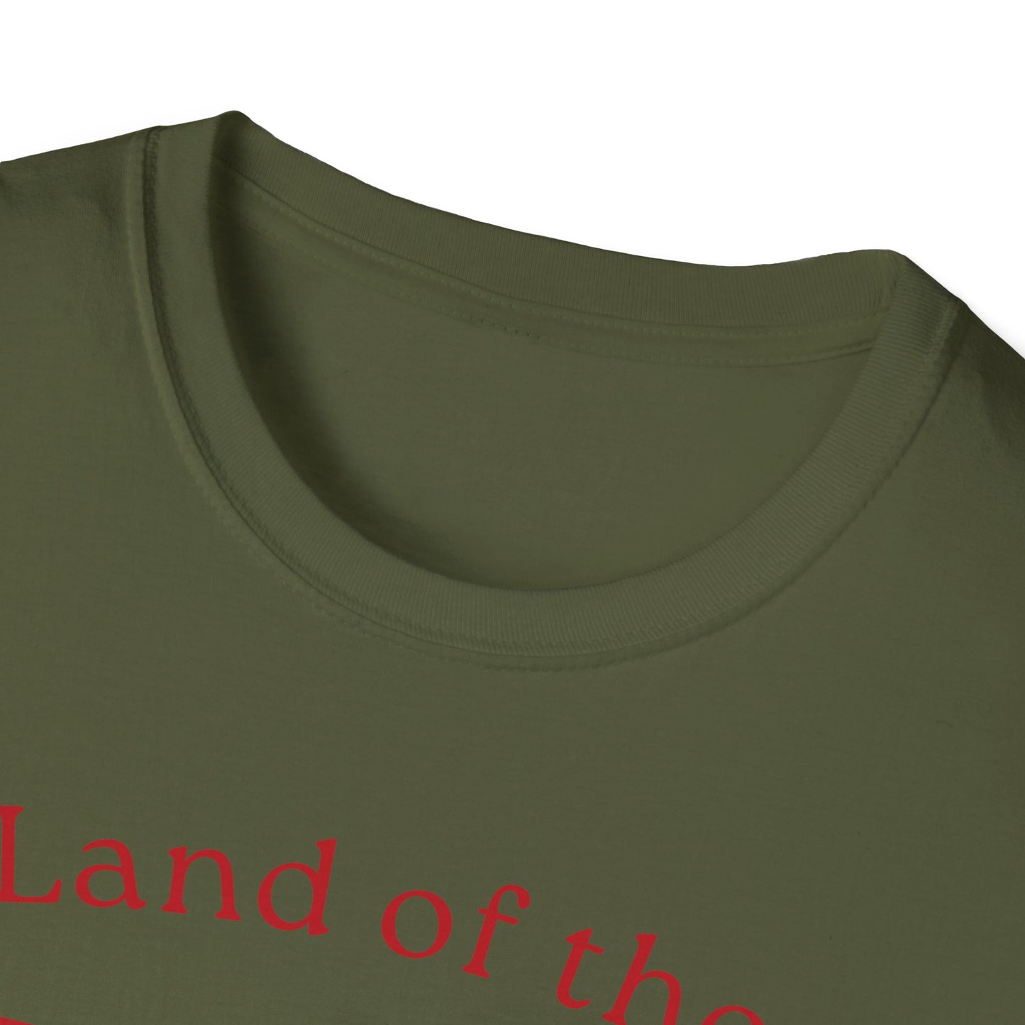 Land of the Free , Vote Bravely Unisex Softstyle T-Shirt