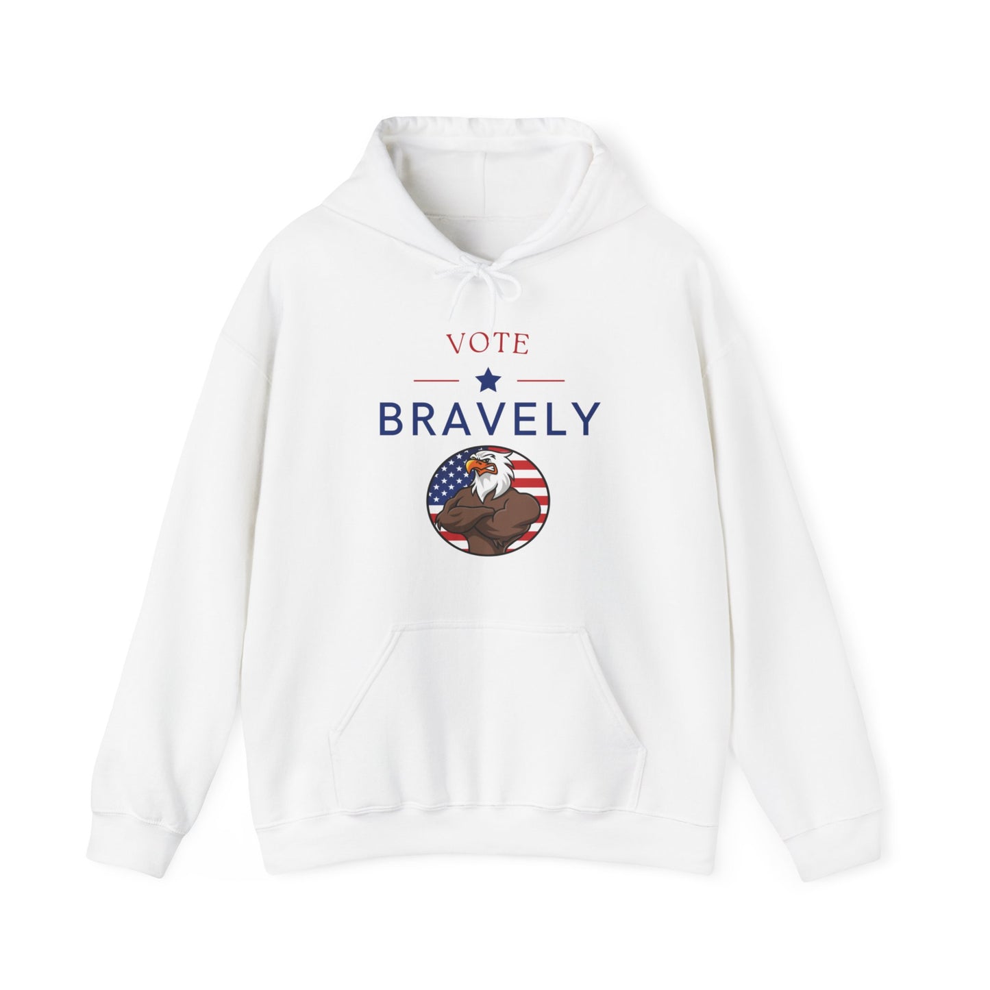 Vote Bravely Unisex Heavy Blend™ Hooded Sweatshirt