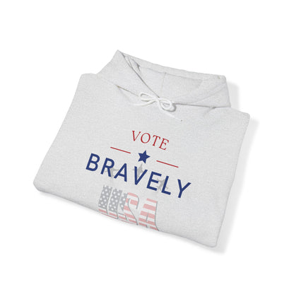 Vote Bravely Unisex Heavy Blend™ Hooded Sweatshirt