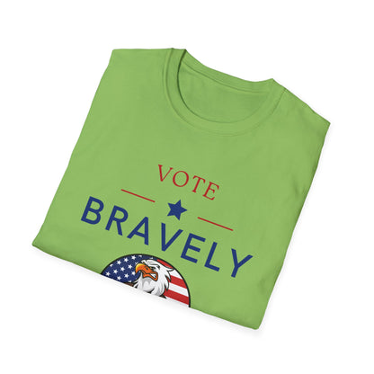 Vote Bravely Unisex Softstyle T-Shirt