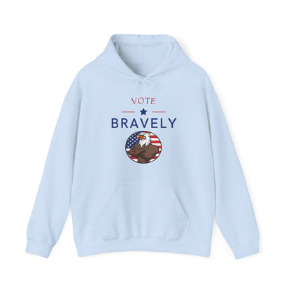 Vote Bravely Unisex Heavy Blend™ Hooded Sweatshirt