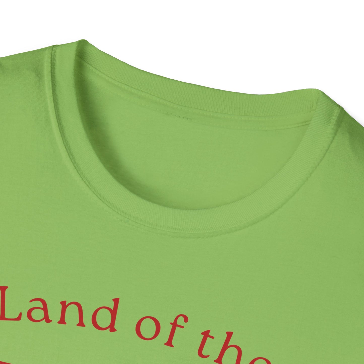 Land of the Free , Vote Bravely Unisex Softstyle T-Shirt