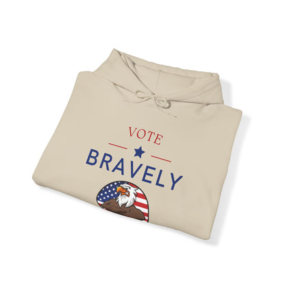 Vote Bravely Unisex Heavy Blend™ Hooded Sweatshirt