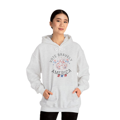 Vote Bravely Unisex Heavy Blend™ Hooded Sweatshirt