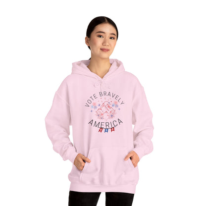 Vote Bravely Unisex Heavy Blend™ Hooded Sweatshirt