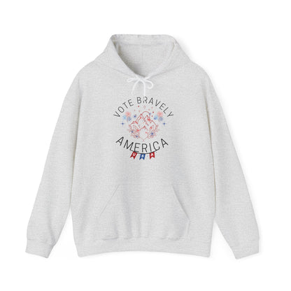 Vote Bravely Unisex Heavy Blend™ Hooded Sweatshirt