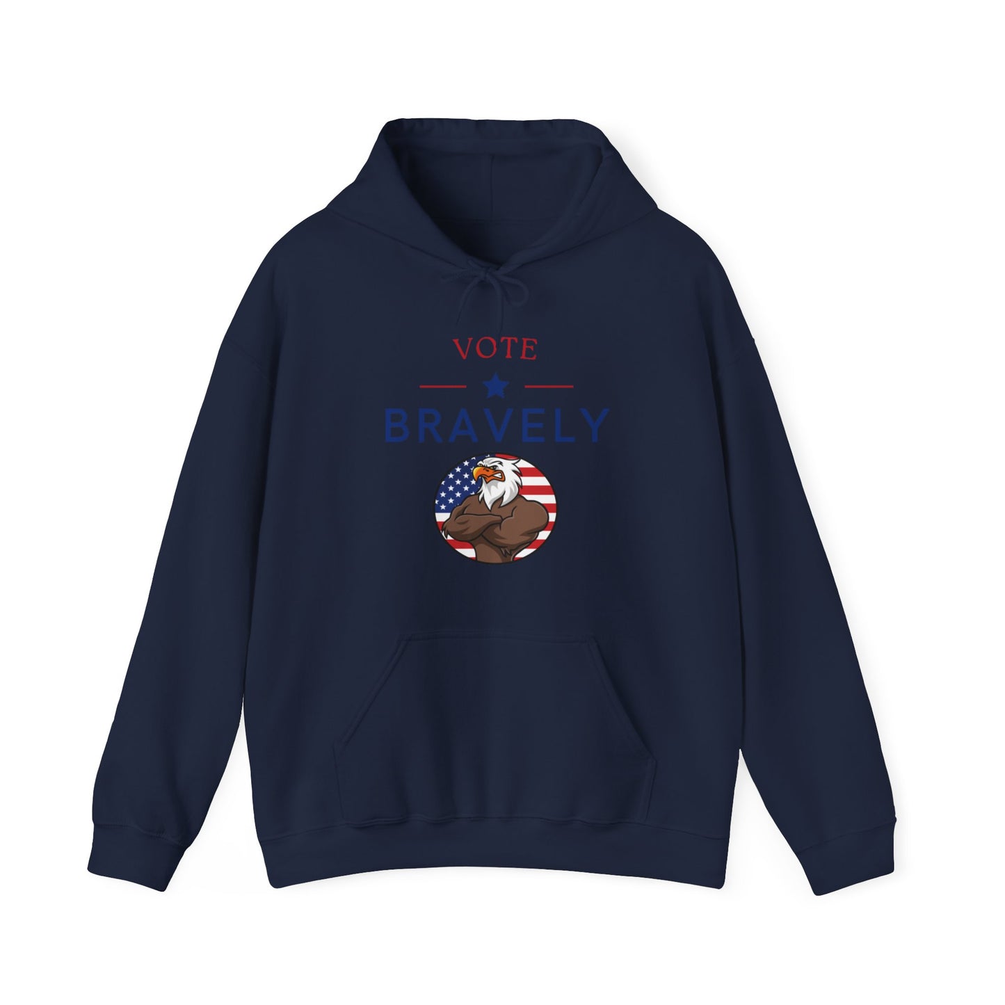 Vote Bravely Unisex Heavy Blend™ Hooded Sweatshirt